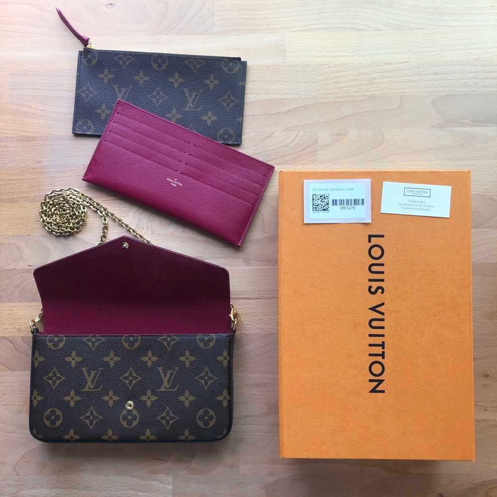 SOLD! Louis Vuitton Pochette Felicie Monogram